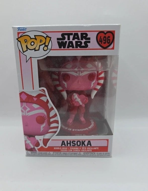 Funko Pop Star Wars Ahsoka #496 Valentine, Hasbro, Nieuw, Ophalen of Verzenden, Actiefiguurtje