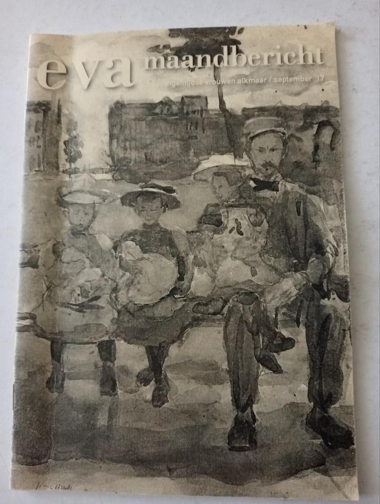 Eva vrouwen tijdschrift Alkmaar omslag met Isaac Israels, Ophalen of Verzenden, Gelezen