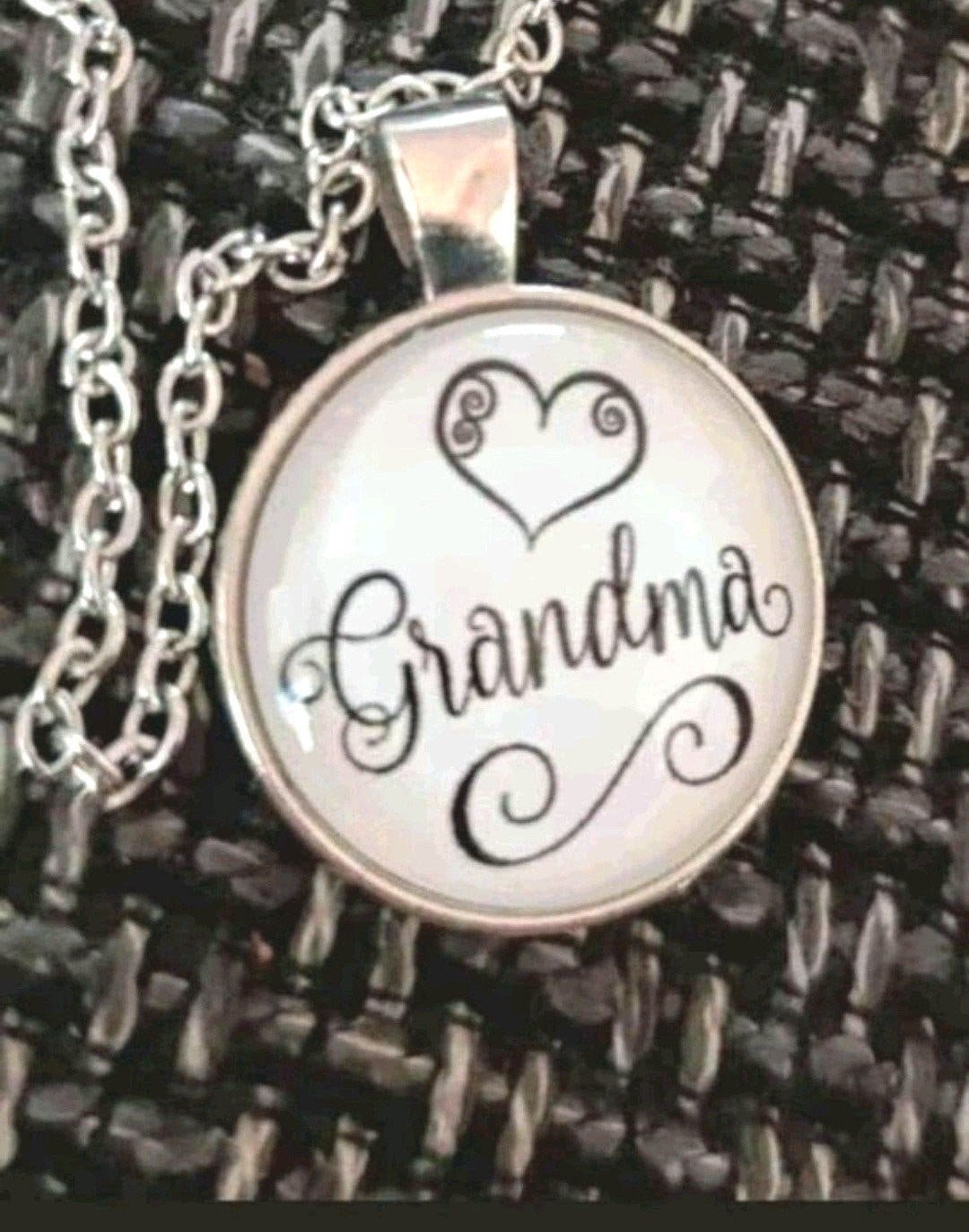ketting oma, Verzenden, Nieuw, Zilver, Met hanger