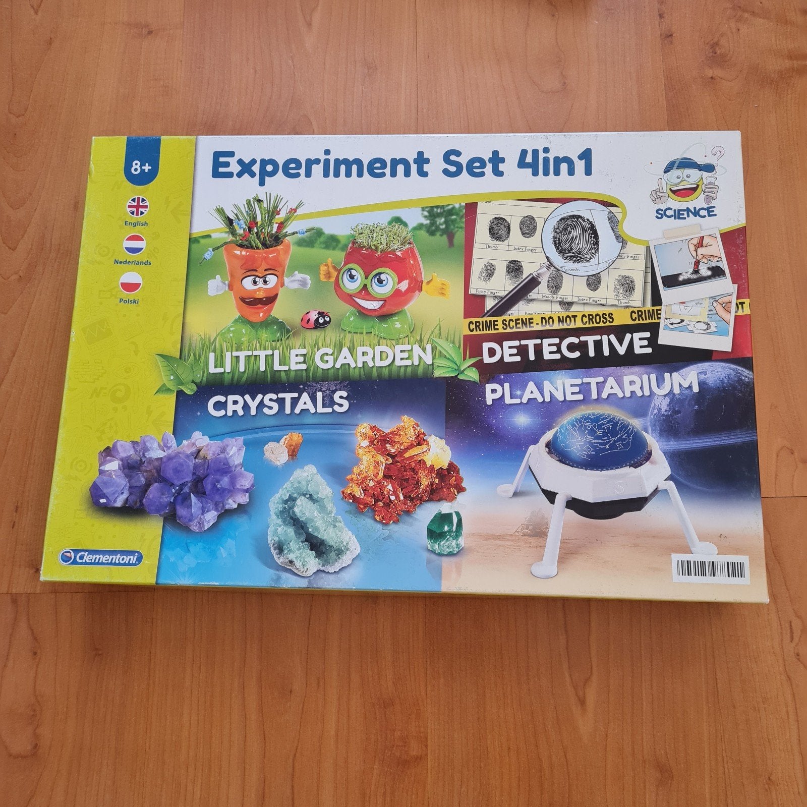 Clementoni Experiment Set 4-in-1, Kinderen en Baby's, Ophalen of Verzenden, Nieuw, Knutselen