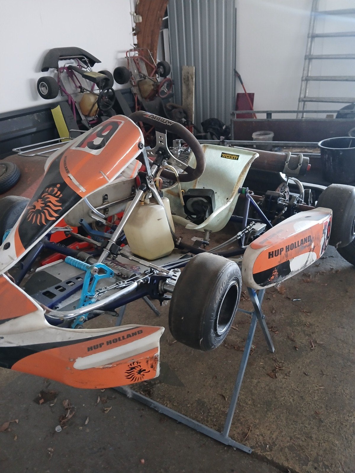 Gebruikte Kart - met honda  gx160 motor, Sport en Fitness, Karting, Ophalen of Verzenden, Gebruikt, Kart