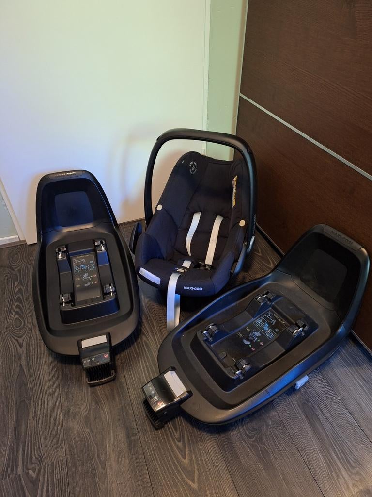 Maxi cosi met dubbele base, Kinderen en Baby's, Autostoeltjes, Ophalen, Gebruikt, Isofix, 0 t/m 13 kg