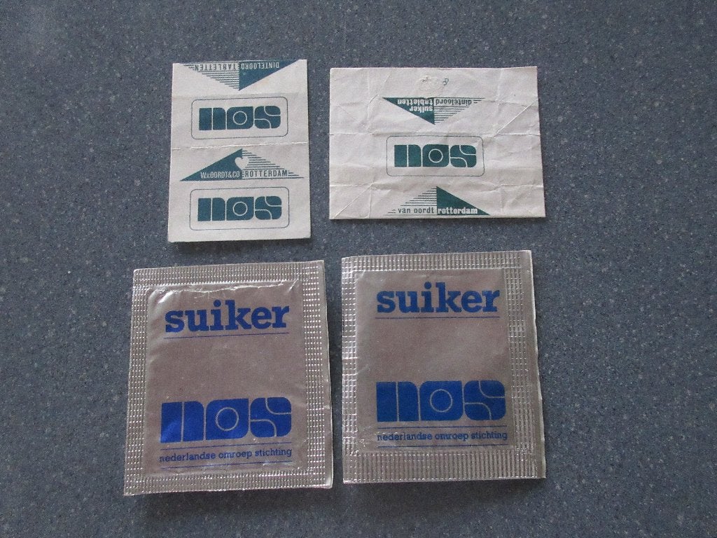 4 x Hilversum, NOS, Verzenden, Nederland