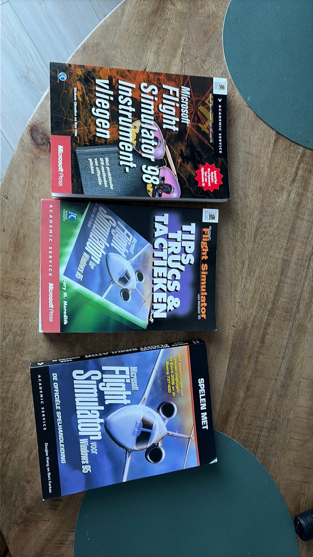 Microsoft Flight simulator boeken, Ophalen, Gebruikt, Speelkaart(en)
