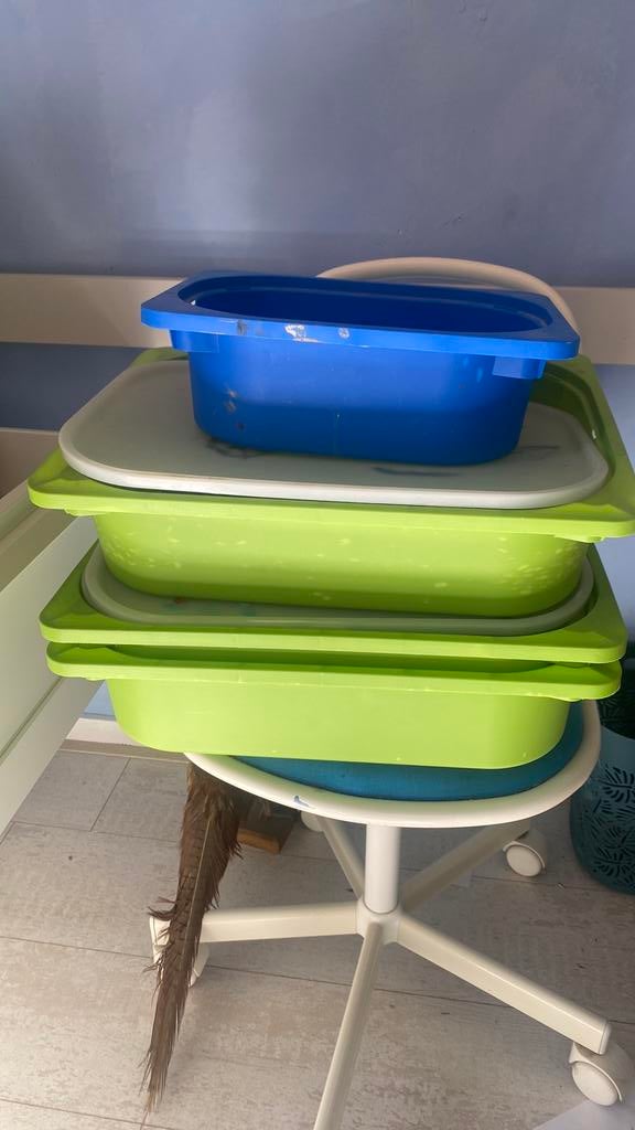 Ikea trofast opbergbakken, Ophalen, Zo goed als nieuw