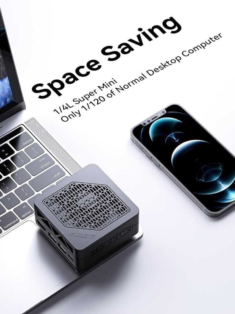 Minisforum EM780, AMD Ryzen 7 7840U, 32GB / 512GB, Computers en Software, Desktop Pc's, Minisforum, 32 GB, Support@minisforum.com