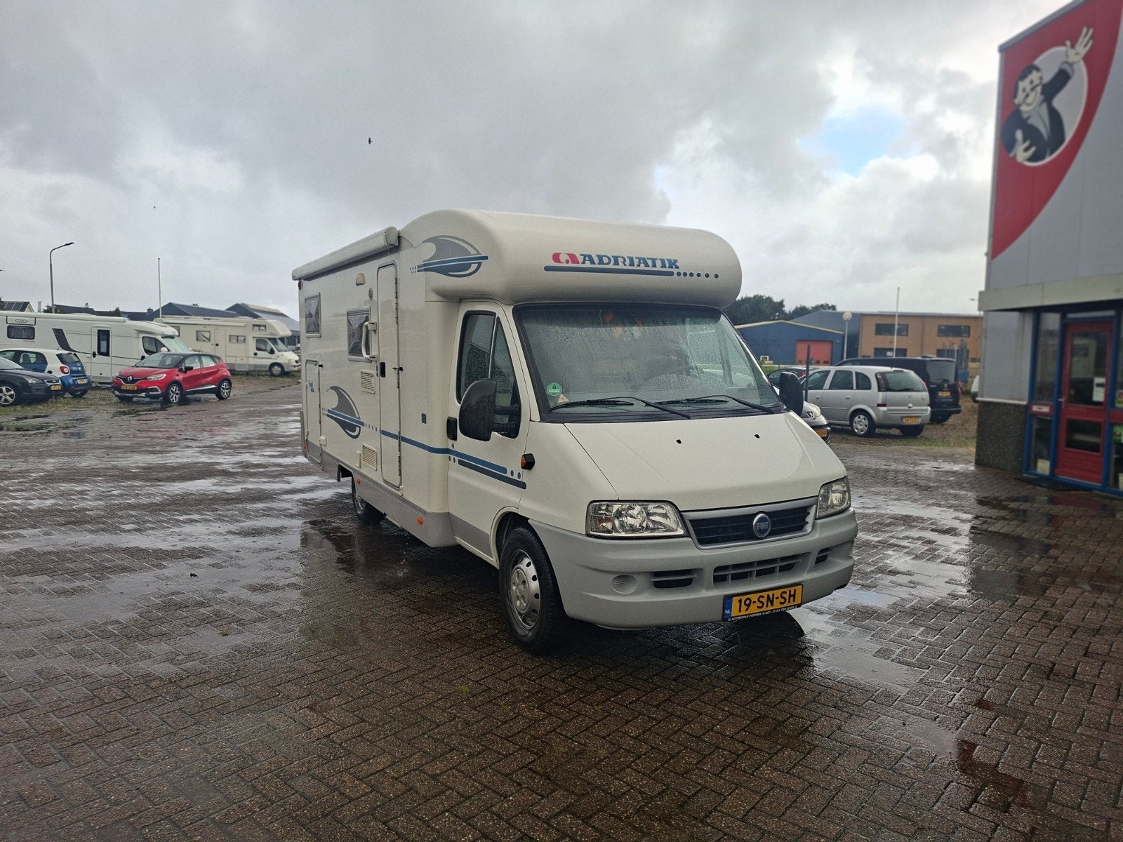 zeer nette camper te koop, Caravans en Kamperen, Ringverwarming, Fiat, Achteruitrijcamera, Particulier