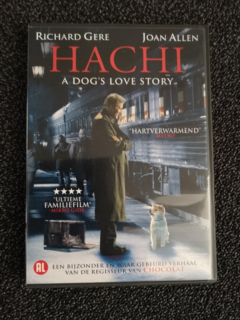 DVD Hachi, Alle leeftijden, Ophalen, Zo goed als nieuw