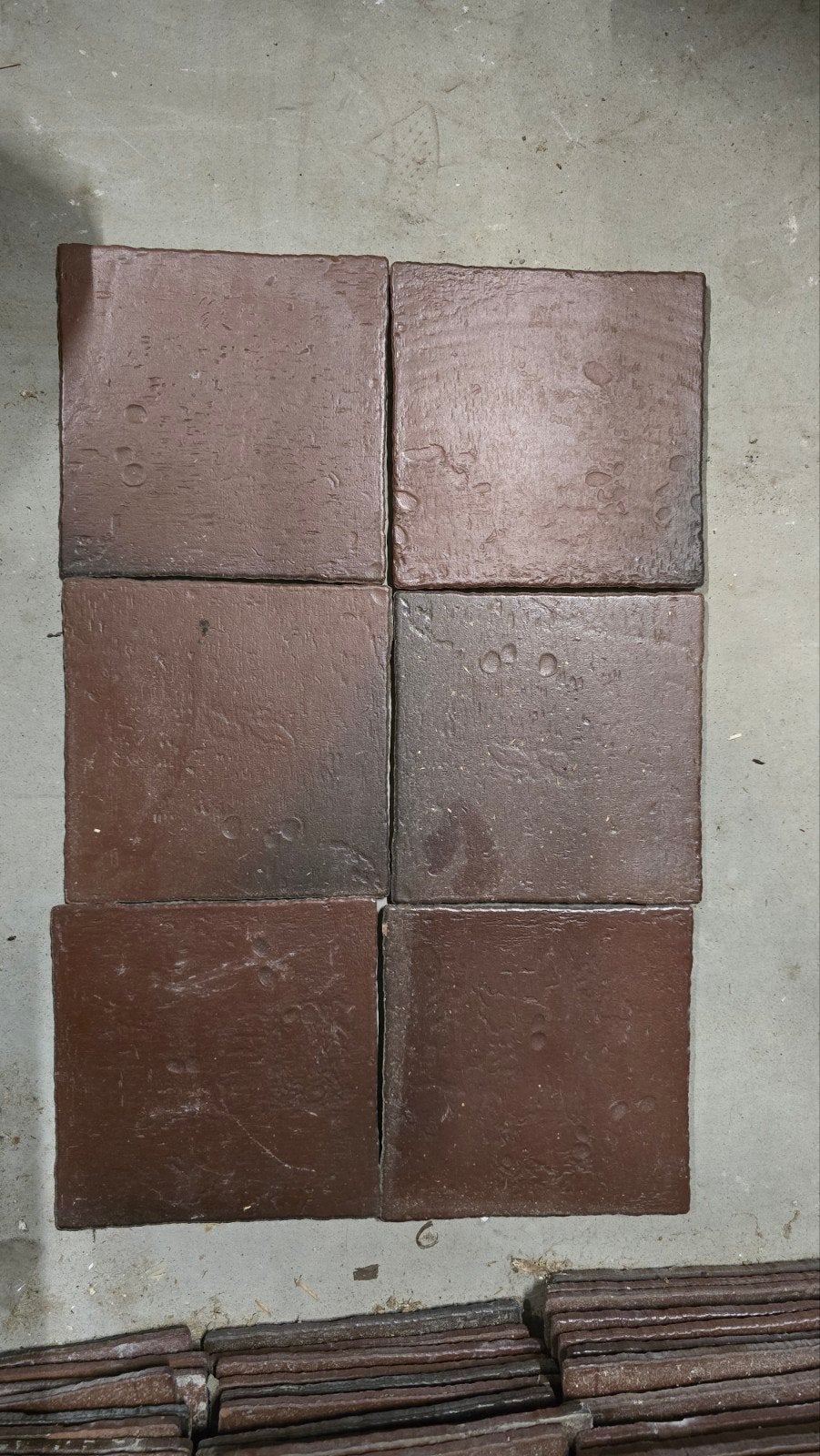 Bruine vloertegels - Gebruikt, robuuste uitstraling, Ophalen, Gebruikt, Keramiek, 20 tot 40 cm