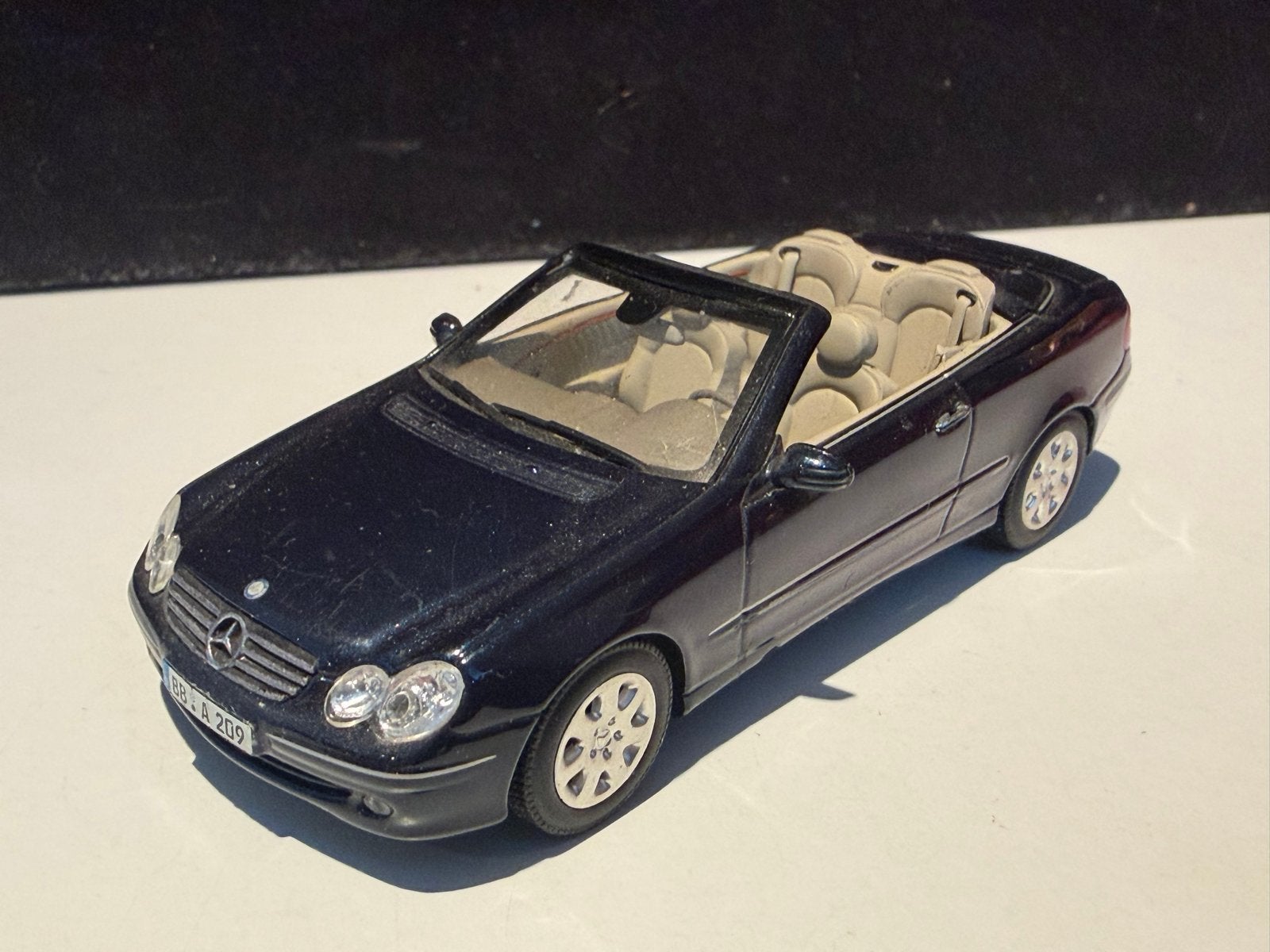 Minichamps Mercedes-Benz CLK Cabriolet 1/43, Ophalen of Verzenden, Zo goed als nieuw, Auto, MiniChamps