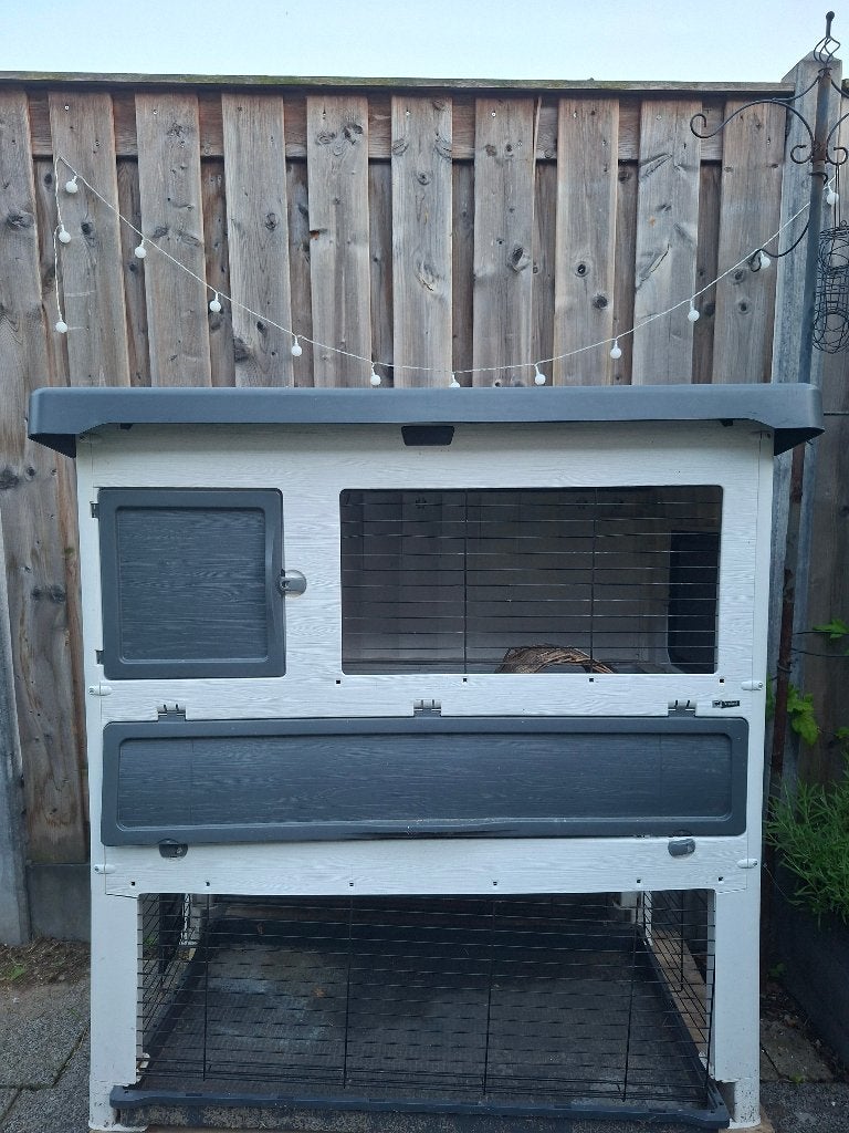 Ferplast Konijnenhok Grand Lodge 120, Dieren en Toebehoren, Knaagdieren en Konijnen | Hokken en Kooien, Ophalen, 110 cm of meer