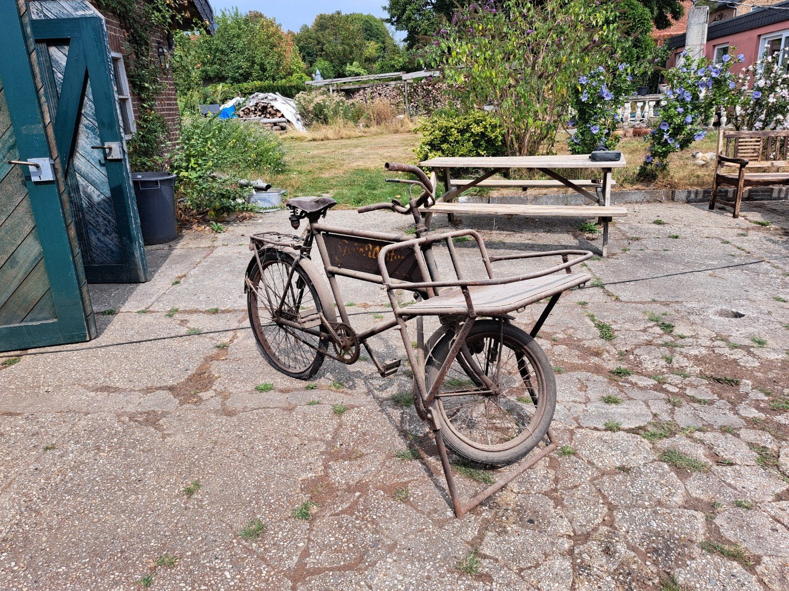 Zeldzame Falter transportfiets uit 1950 - Volledig origineel, Fietsen en Brommers, Fietsen | Oldtimers, Ophalen