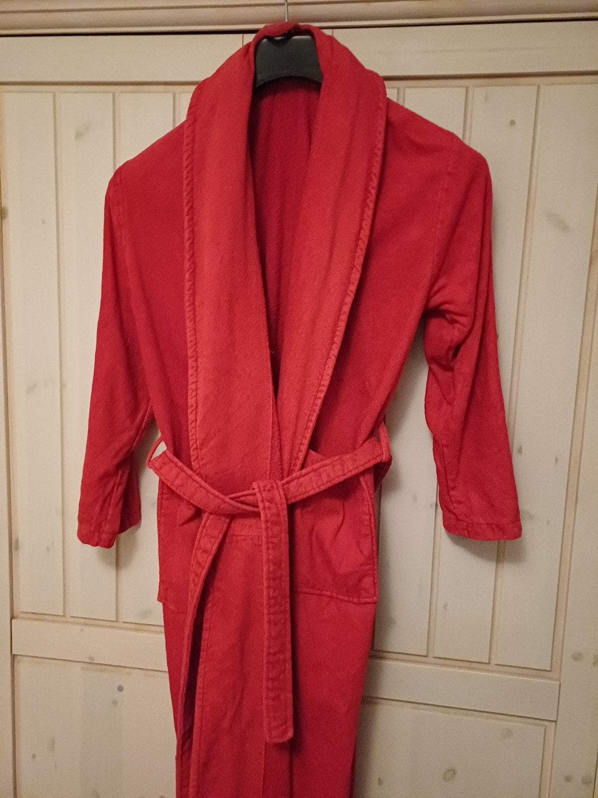 Badstof badjas rood maat M zo goed als nieuw, Kleding | Dames, Irresistable, Ophalen of Verzenden, Zo goed als nieuw