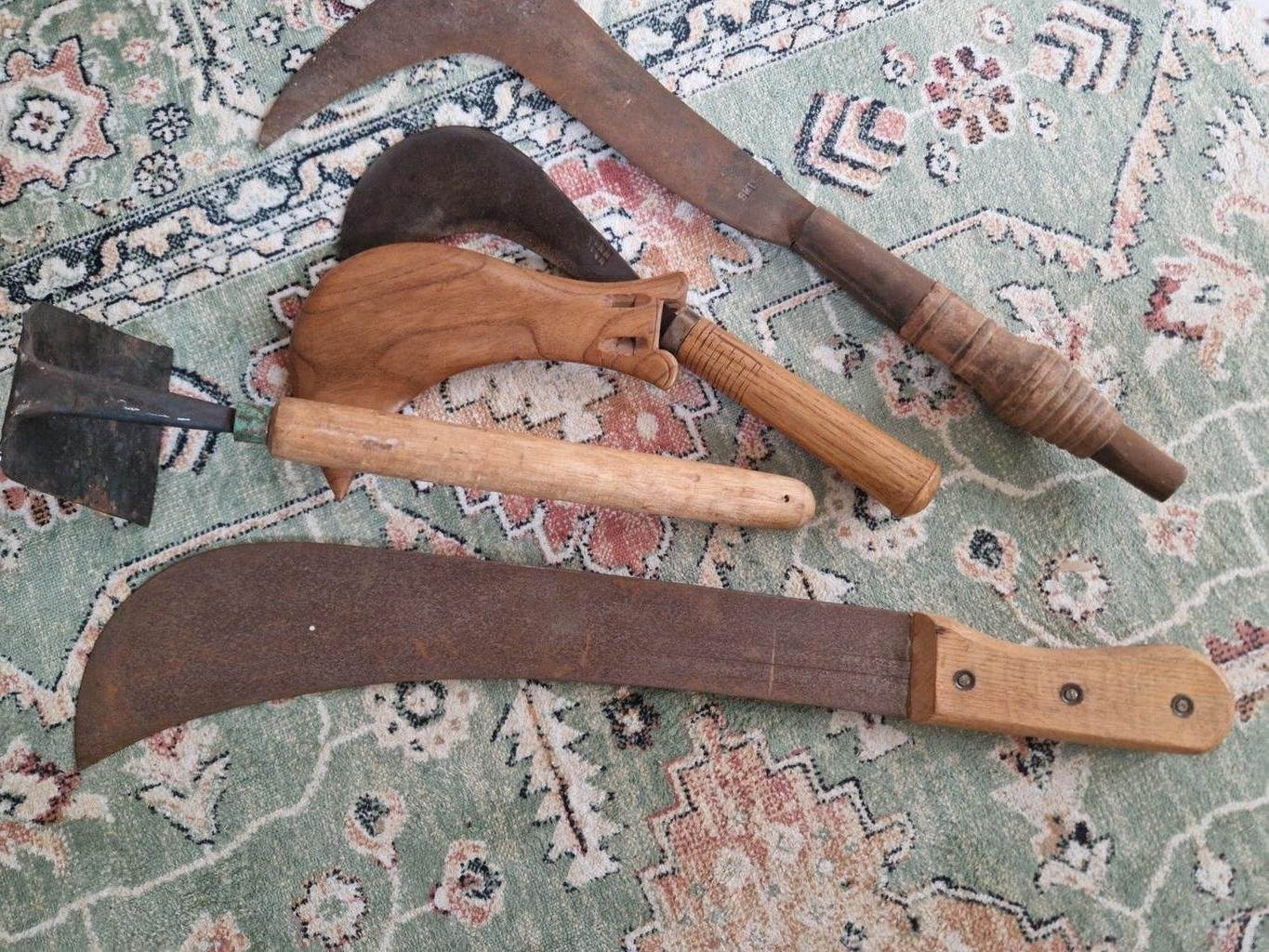 gereedschap tbv rijst verbouwen (Indonesië)), Ophalen of Verzenden, Gebruikt, Overige merken
