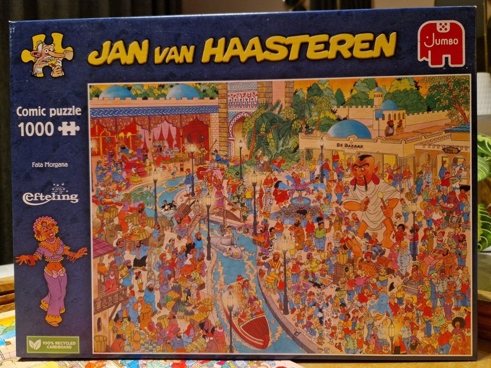 JAN VAN HAASTEREN Legpuzzel Fata Morgana, Ophalen of Verzenden, 500 t/m 1500 stukjes, Zo goed als nieuw, Legpuzzel