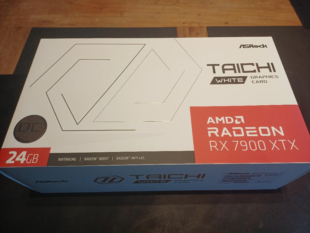 7900 XTX ASROCK Taichi Wit, Computers en Software, Videokaarten, Gebruikt, AMD, GDDR6, Ophalen of Verzenden