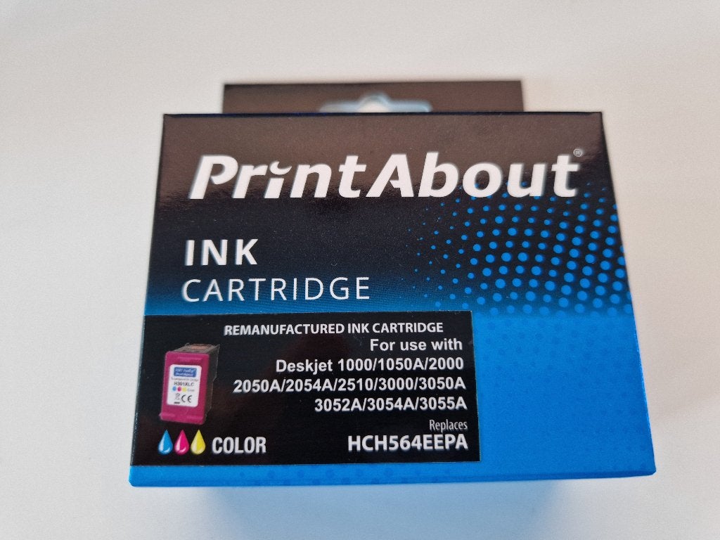 HP Deskjet 301XL Inkt cartridge (kleur)"Printabout huismerk", Ophalen of Verzenden, Nieuw, Cartridge, Huismerk (compatibel met HP)