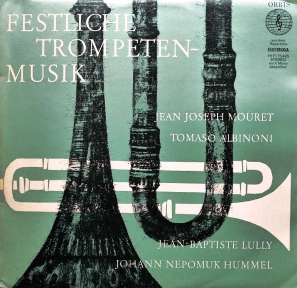 Jean-Joseph Mouret Festliche Trompeten Musik, Cd's en Dvd's, Kamermuziek, Ophalen of Verzenden, Zo goed als nieuw, 12 inch