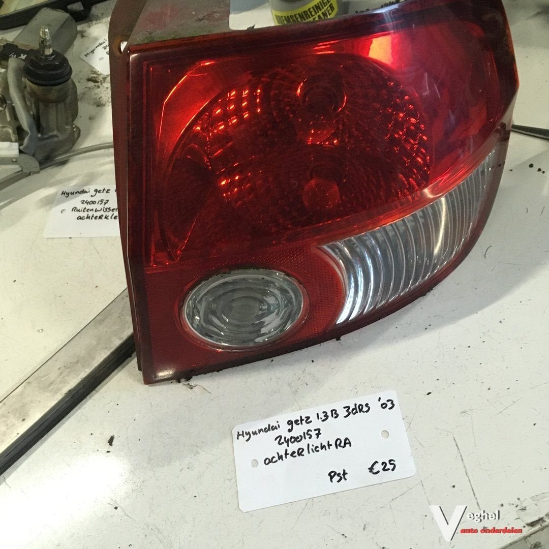 Hyundai Getz 1.3 3 drs 2003 Achterlicht Rechts, Gebruikt, -, -, Ophalen of Verzenden
