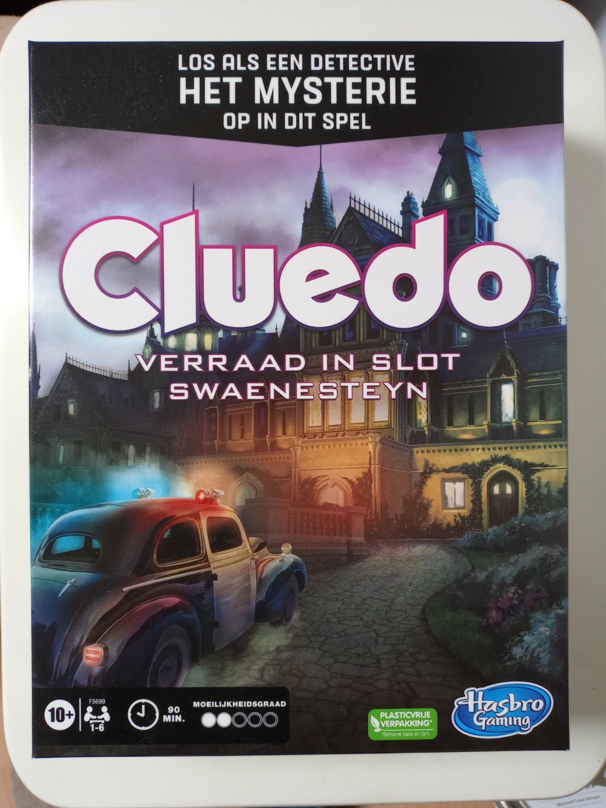 cluedo escape game - verraad in slot swaensteyn, Ophalen of Verzenden, Zo goed als nieuw, Hasbro Gaming