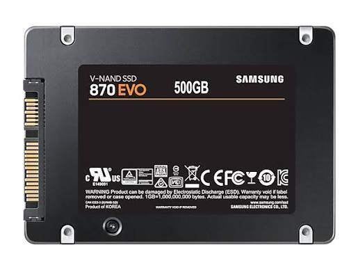 Samsung EVO 870 500Gb (4 op voorraad), Intern, Samsung, Gebruikt, Samsung Nederland