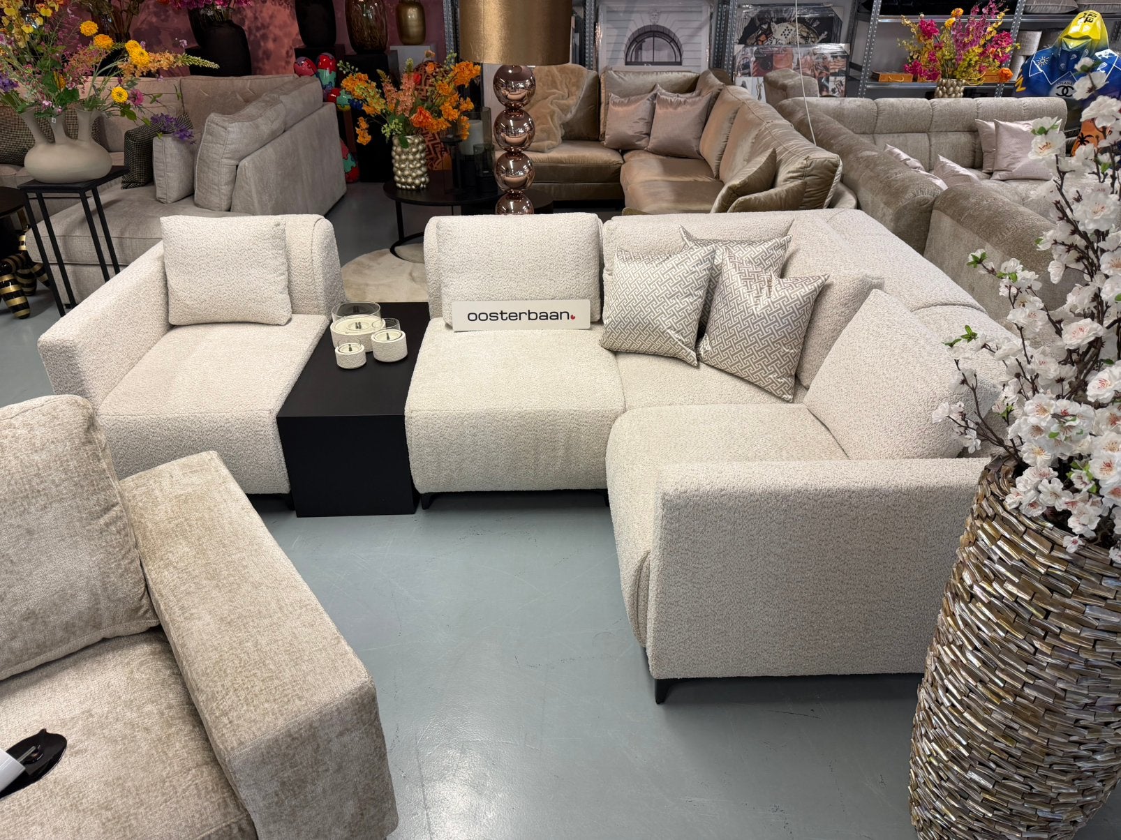 ACTIE - Luxe Teddy Loungebank Pepe 260x200cm Wit - NIEUW, 250 tot 300 cm, Info@oosterbaanwonen.nl, Venus 31 8448CE Heerenveen