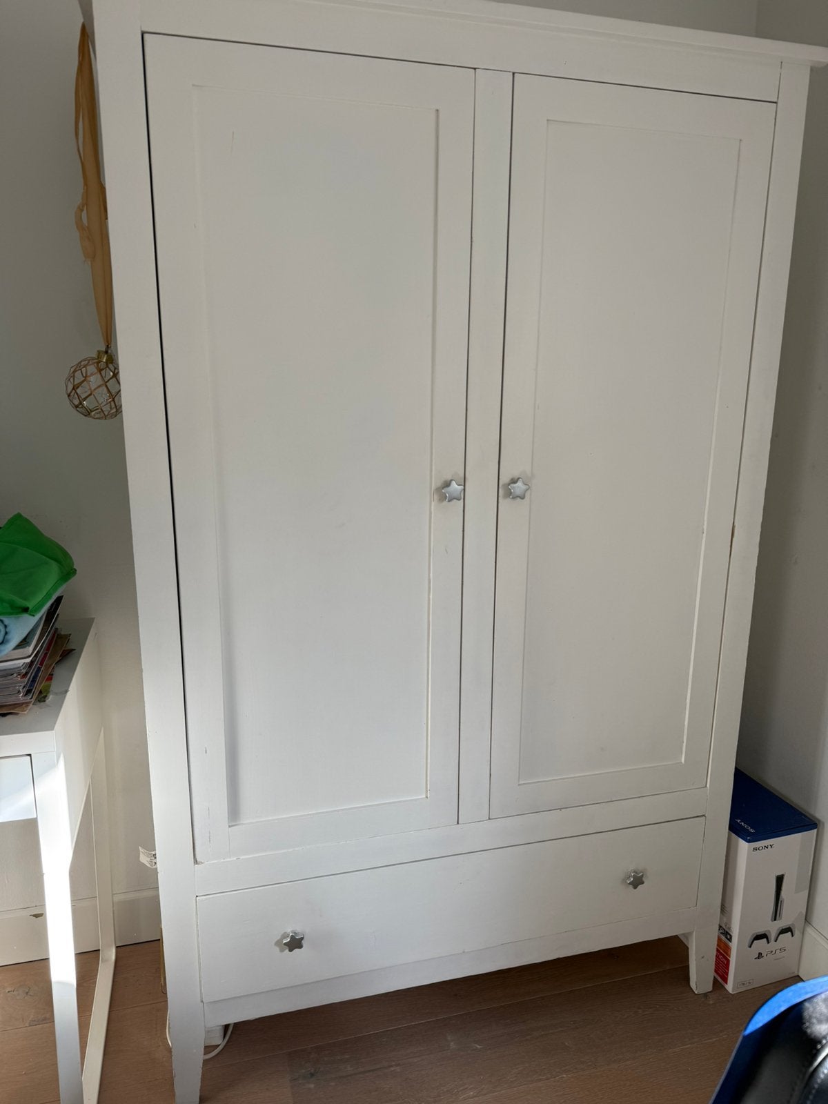 Houten kledingkast 104 (b) x 44,5 (d) x 170 (h), Huis en Inrichting, Ophalen, Met deur(en), Gebruikt, 100 tot 150 cm