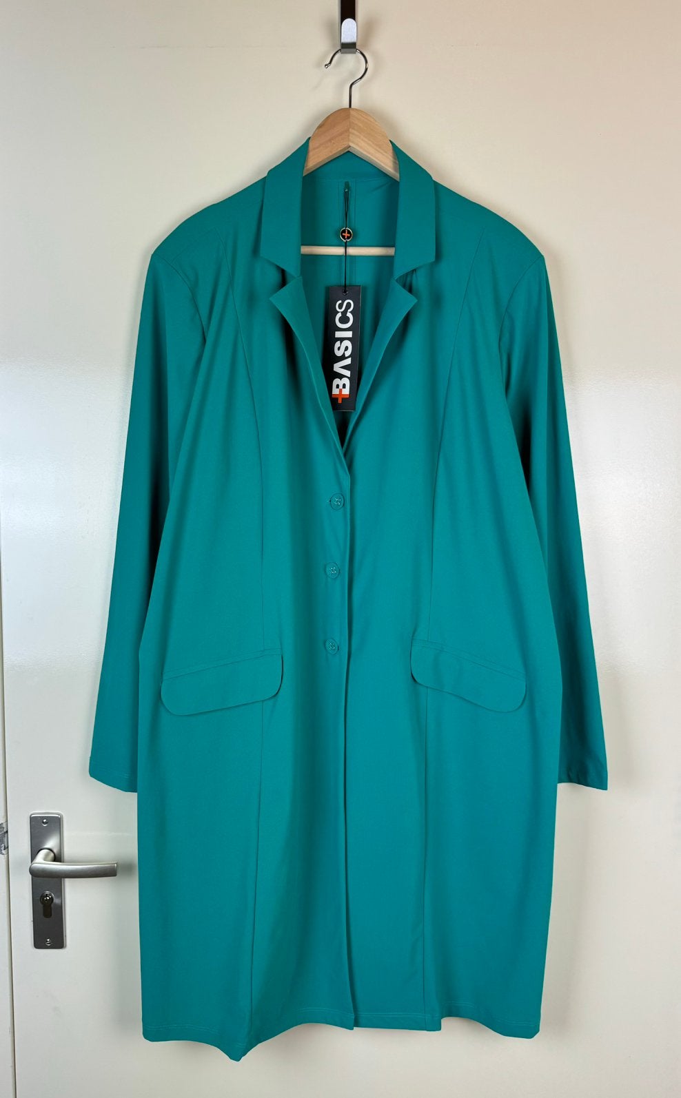 PLUS BASICS 6XL Niuew Jacket Jas Blazer Shirt Travel Car Top, Ophalen of Verzenden, Nieuw, Groen, Jas of Mantel