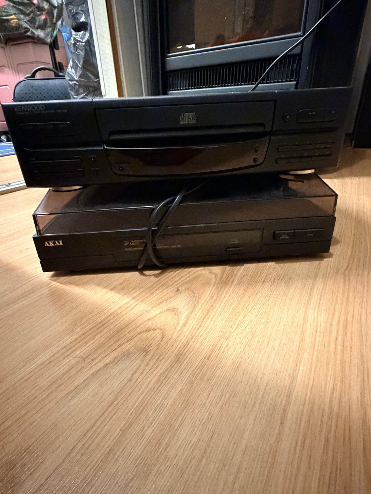Vintage Audio Set: Kenwood CD-speler & Akai Platenspeler, Ophalen, Gebruikt, Overige merken