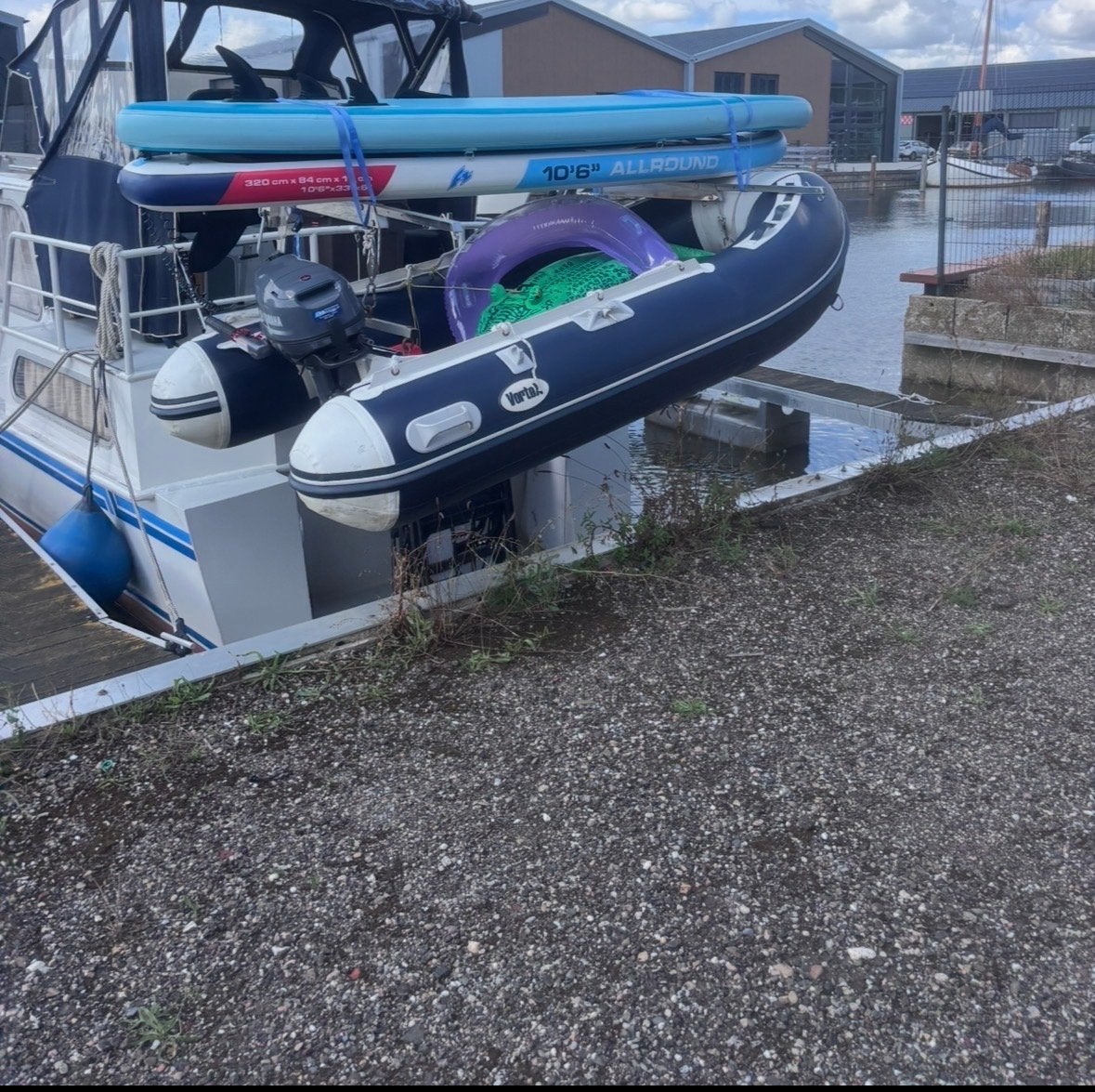 Vortex rubberboot, Ophalen, Gebruikt