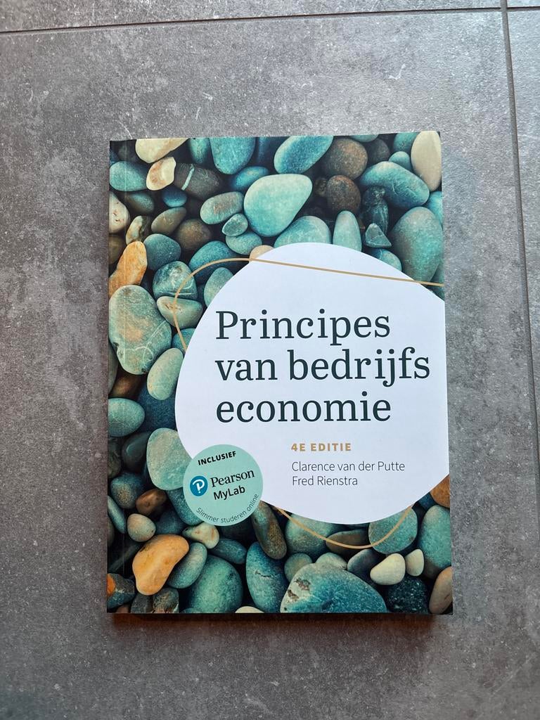Principes van bedrijfseconomie - 4e editie, Ophalen of Verzenden, Zo goed als nieuw, Economie en Marketing