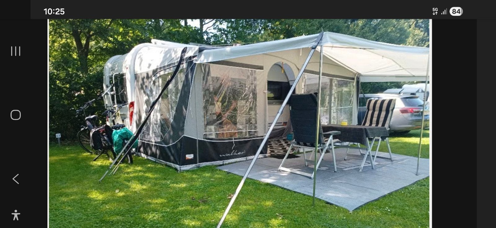 Luifel walker pioneer tent, betreft de Walker Castel, Caravans en Kamperen, Tenten, Ophalen, Gebruikt, Tot en met 4