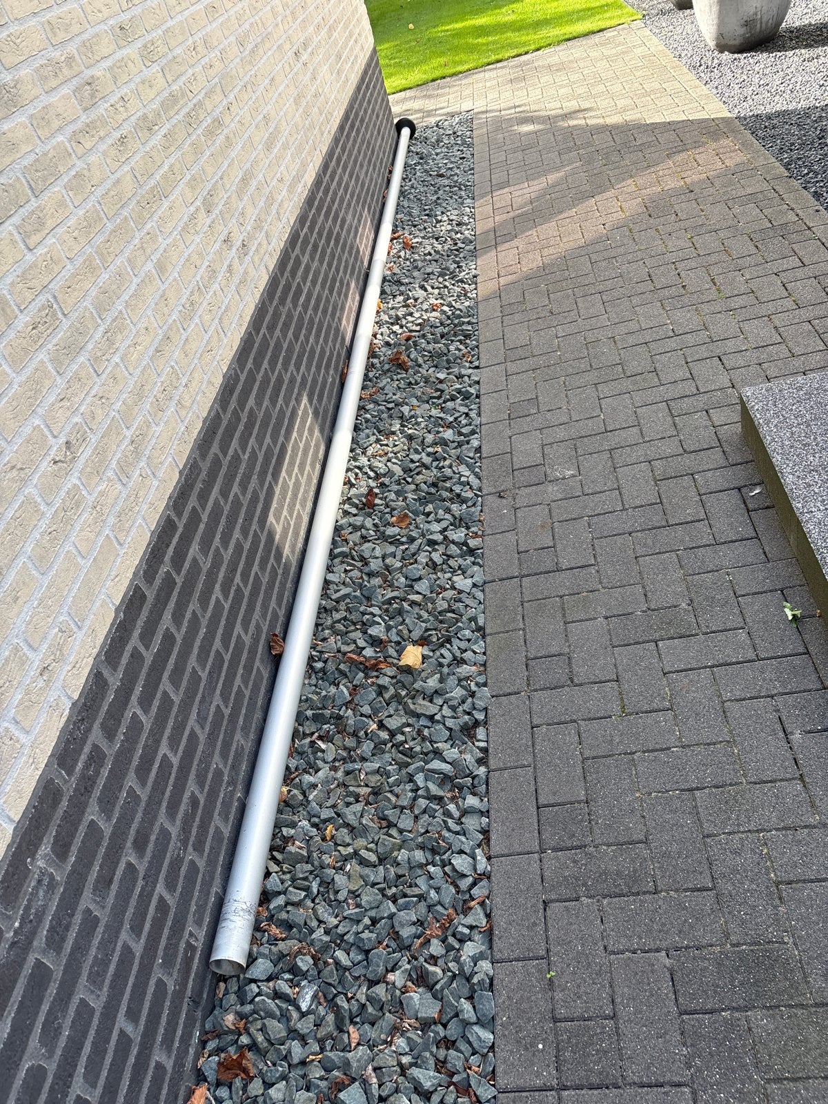 Vlaggenmast lengte 6 meter van aluminium uit 1 geheel., Diversen, Ophalen, Gebruikt