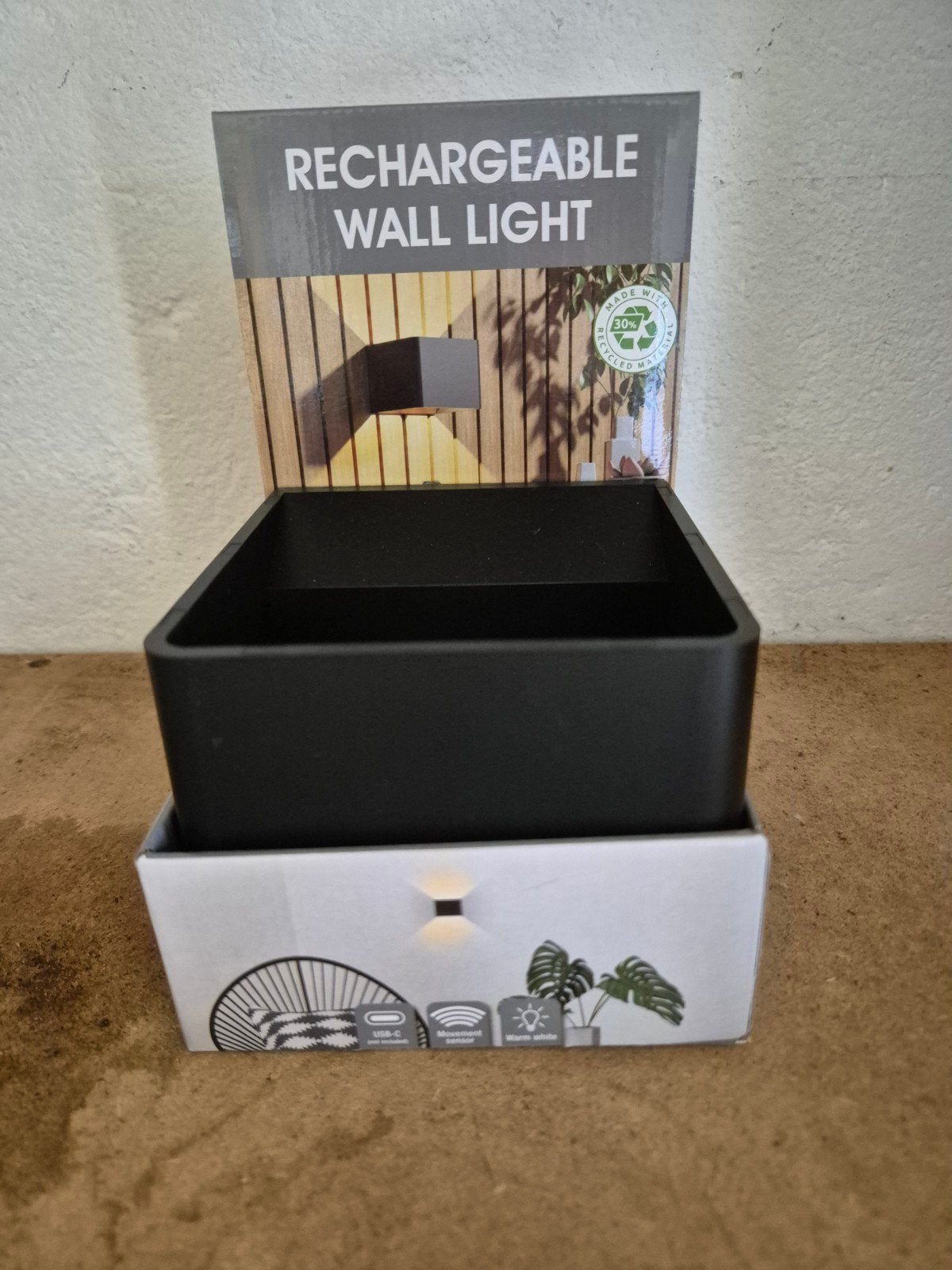 Oplaadbare wandlamp met bewegingssensor - Action, Ophalen of Verzenden, Nieuw