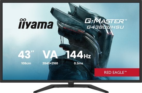 iiyama G-Master G4380UHSU Red Eagle 43" 4K Gaming Monitor