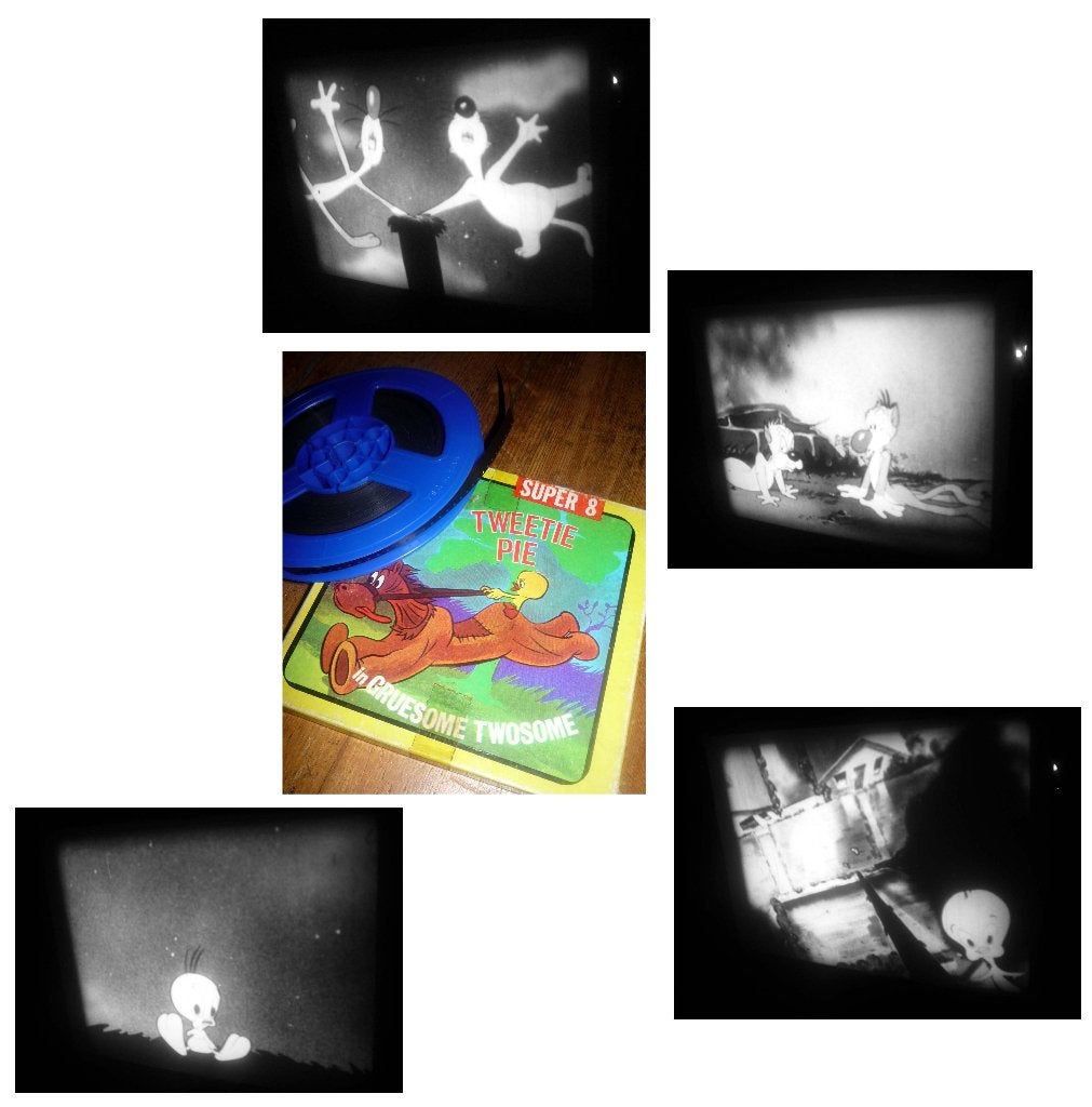 8mm film Tweetie Pie Gruesome Twosome 60mtr silent, Ophalen of Verzenden, 8mm film