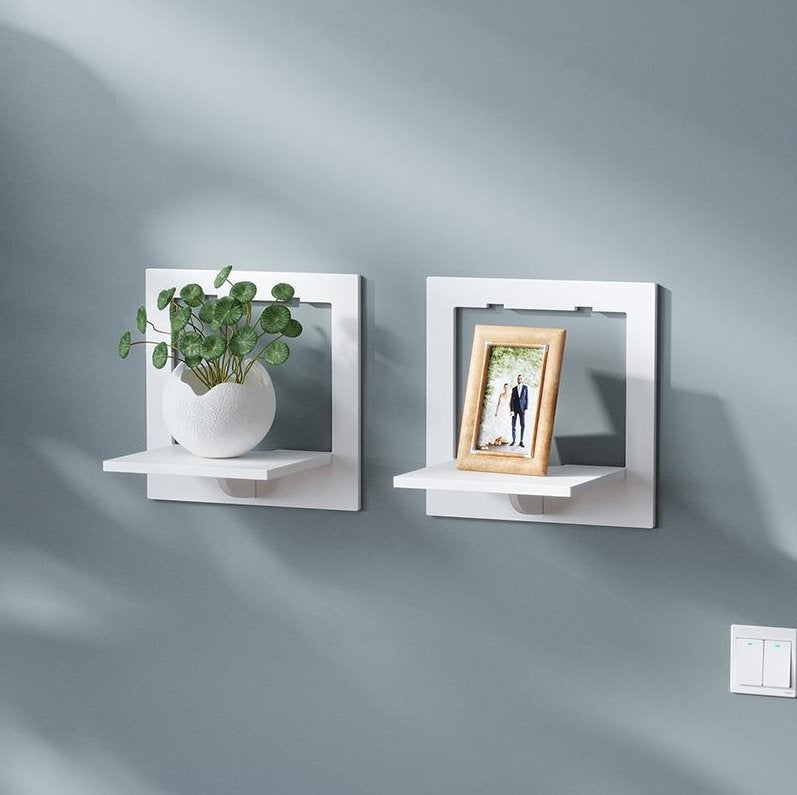 Witte Vierkante Wandplank/ Wand Plank Muur Stelling Display, Huis en Inrichting, Verzenden, Nieuw