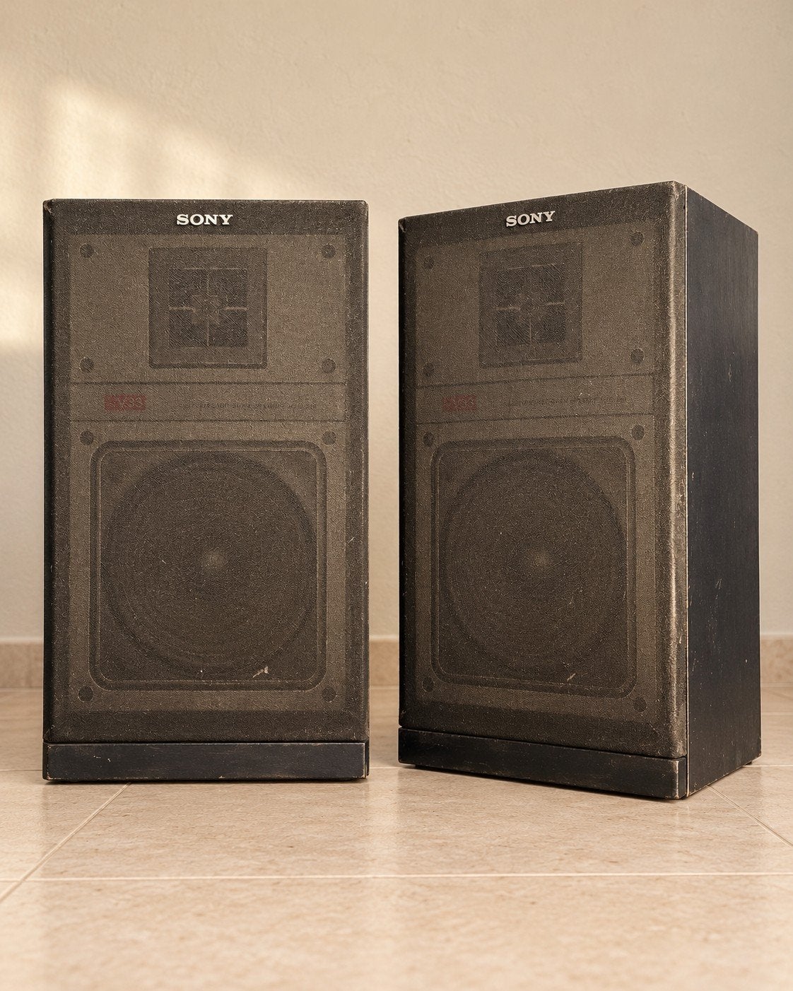 Sony Vintage Hifi speakerset - Vintage Geluidskwaliteit, Audio, Tv en Foto, Ophalen of Verzenden, Gebruikt, Speakerset, Sony