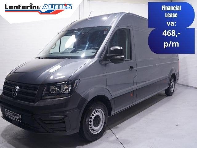 Volkswagen Crafter 2.0 TDI 140 pk L4H3 Nieuw Model Airco, Ca, Auto's, Bestelauto's, Voorwielaandrijving, Stof, Gebruikt, 4 cilinders