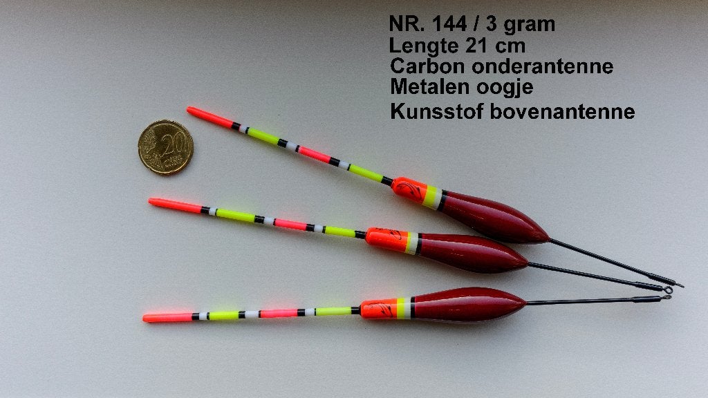 KARPERDOBBER   NR. 144 / 3 gram, Watersport en Boten, Ophalen of Verzenden, Nieuw, Dobber of Lood
