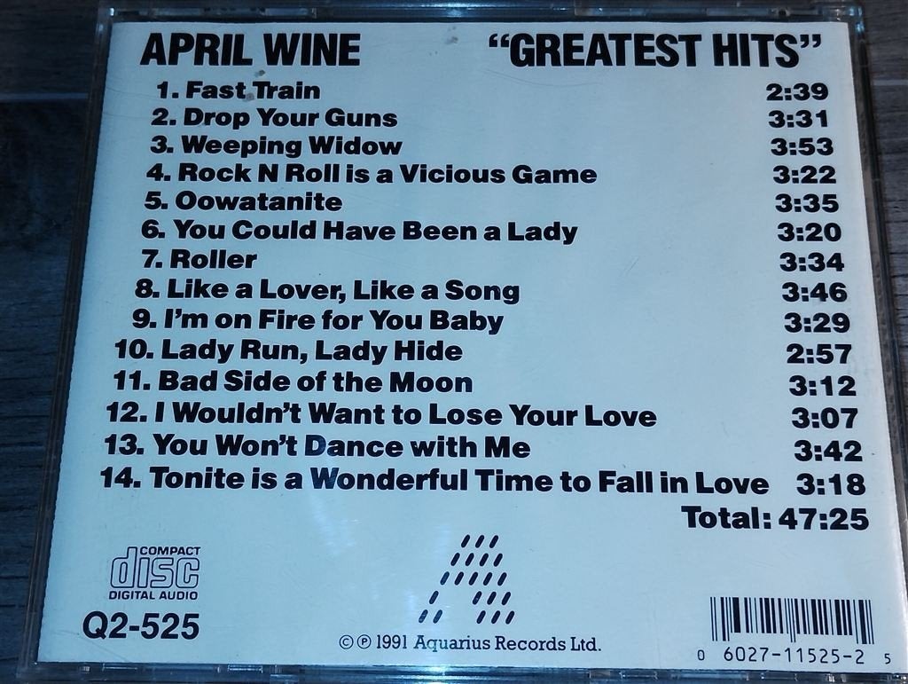 April Wine ‎- Greatest Hits, Ophalen of Verzenden, Zo goed als nieuw