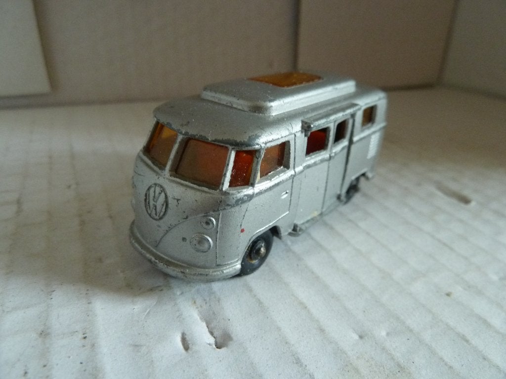 Volkswagen camper Lesney grijs nr 34, Ophalen of Verzenden, Gebruikt, Auto, Lesney