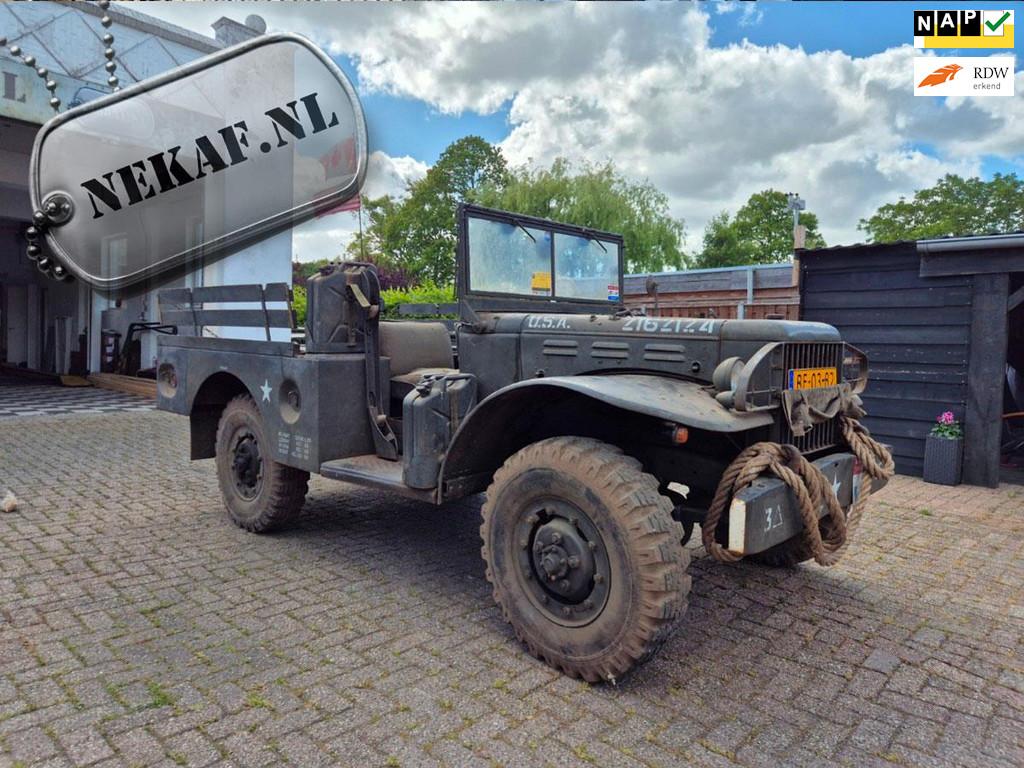 Dodge WC 51 1941 / Vroege Dodge / Patina, Stof, Trekhaak, Overige carrosserieën, Overige kleuren
