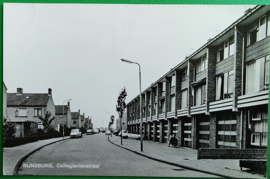 Rijnsburg, Collegiantenstraat. Klf, Verzenden, 1960 tot 1980, Ongelopen, Zuid-Holland