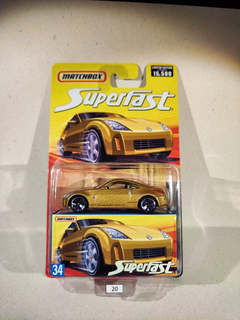 Matchbox Nissan 350Z, Ophalen of Verzenden, Nieuw, Auto