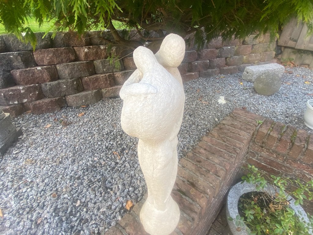 Tuinbeeld Verliefd Koppel, Ophalen, Nieuw, Beton, Abstract beeld