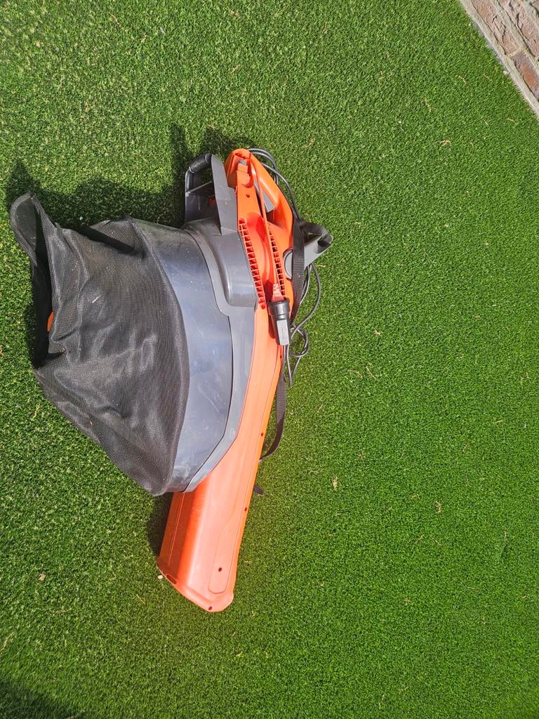 Flymo Gardenvac 1600 Plus Bladblazer/Bladzuiger, Ophalen, Gebruikt, Met opvangzak, Handgedragen
