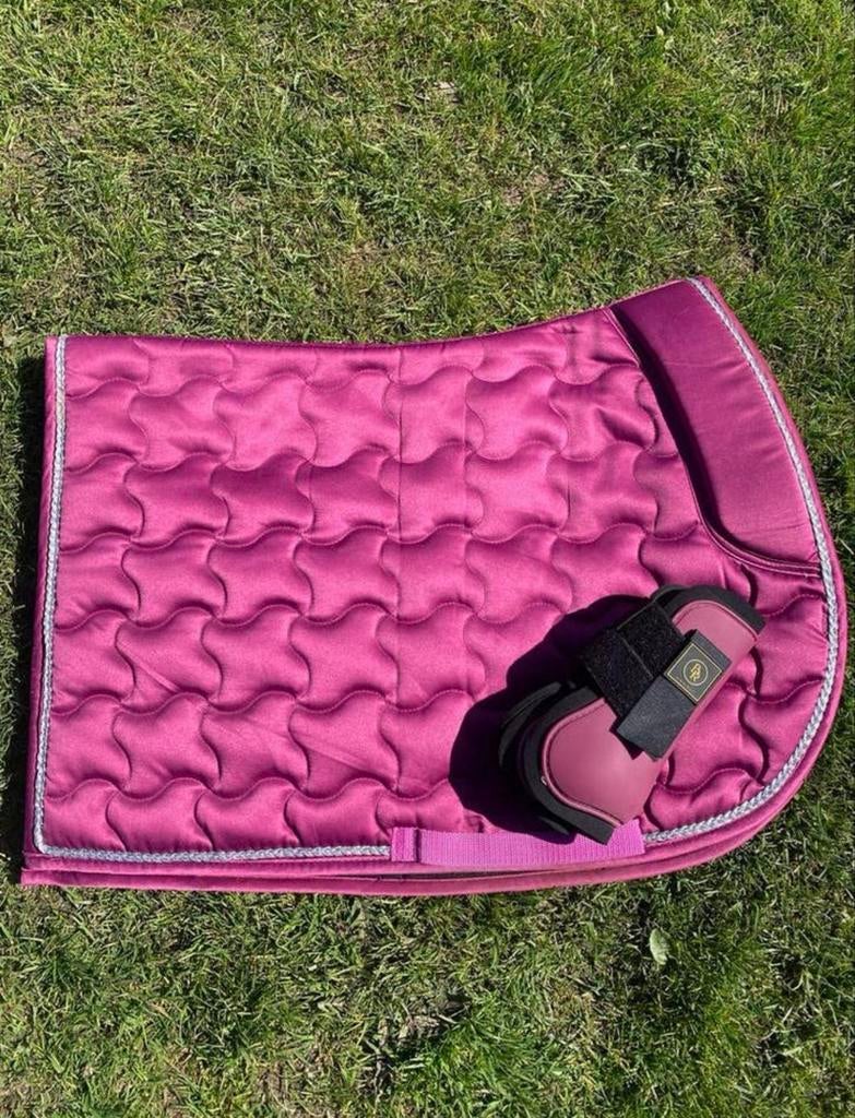 Horsegear VZH Br peeskappen roze full, Ophalen of Verzenden, Zo goed als nieuw, Rijden