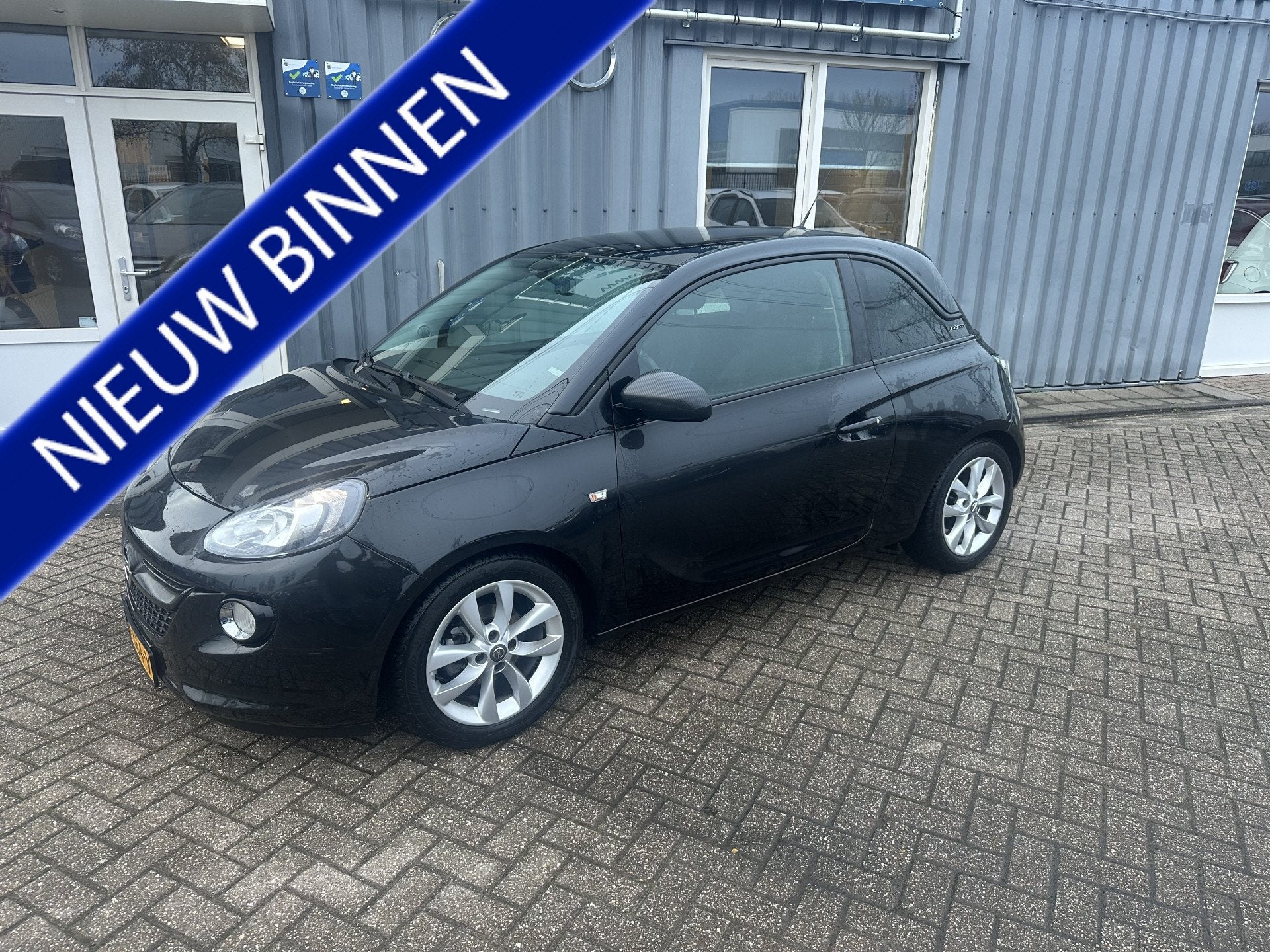 Opel ADAM 1.2 Glam panoramadak (bj 2013), Auto's, Voorwielaandrijving, Euro 5, ADAM, Zwart