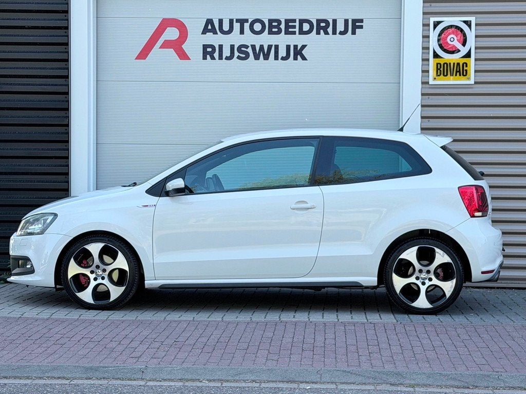 Volkswagen Polo 1.4 TSI GTI Xenon/AppleCarPlay, Auto's, Euro 5, 4 cilinders, Wit, 630 kg